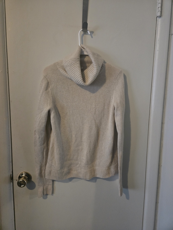 J. Crew Sweaters - J. Crew Cream Turtleneck Wool Blend Knit Sweater